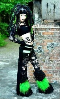 Ropas cyber goth mujer